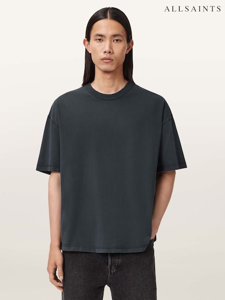 AllSaints Black Cole Short Sleeve Crew Neck T-Shirt (G49409) | €83