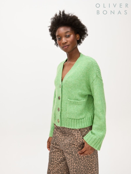 Oliver Bonas V-Neck Knitted Cardigan (G49532) | 92 €
