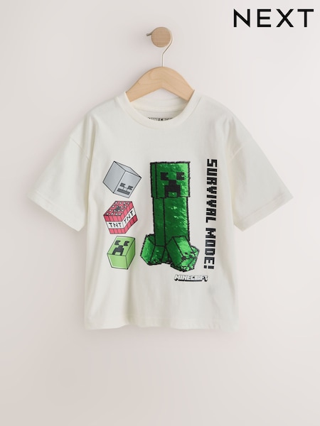 Ecru White - Minecraft T-shirt (3-16yrs)