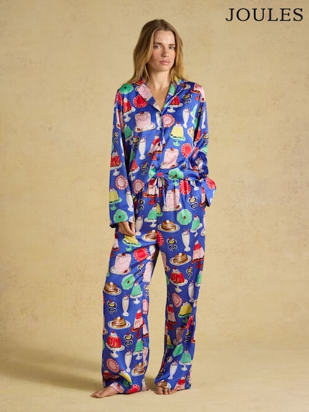 Puddings Print - Bonnie Satin Long Sleeve Pyjama Set