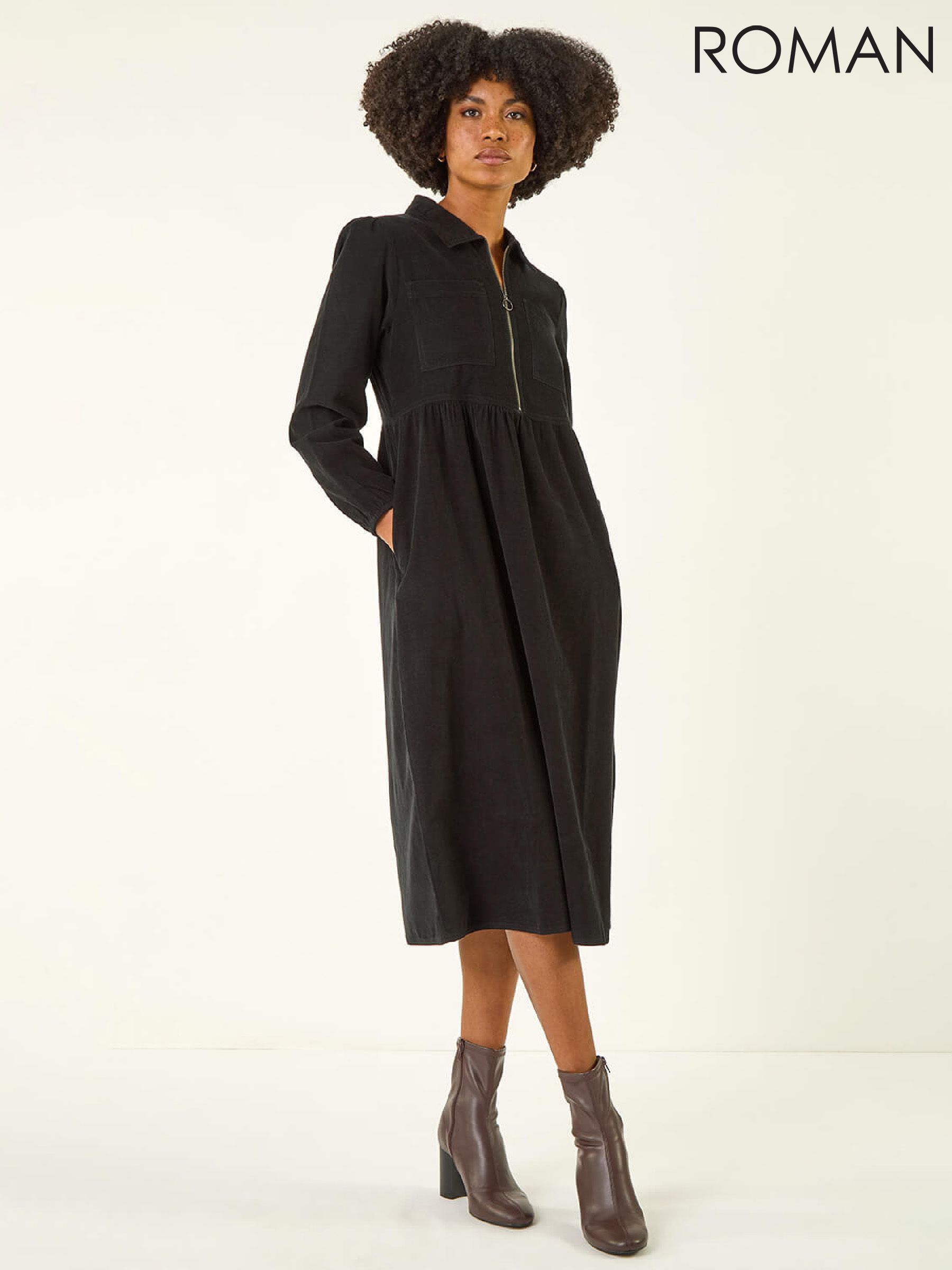 Roman Curve Cord Casual Plain | Next Oman