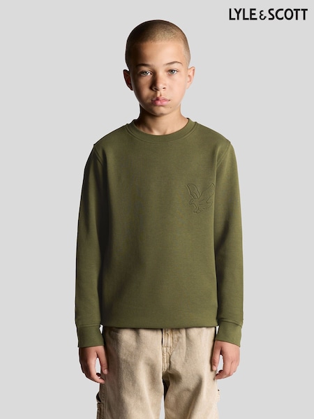 Lyle & Scott Embossed Eagle Crew Neck Jumper (G49980) | ‏349 د.إ.‏
