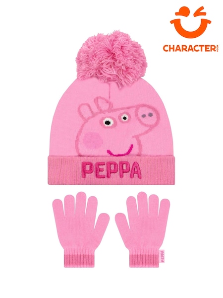 Character Pink Peppa Pig Hat And Gloves Winter Set (G50020) | €18.50
