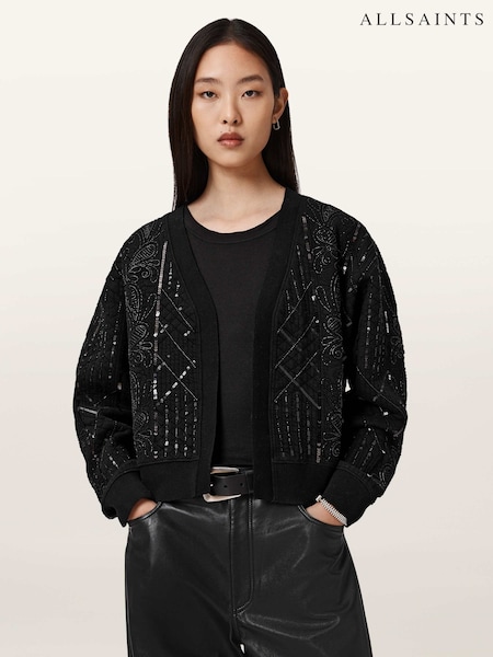 AllSaints Black Ava Clara Jacket (G50050) | €324