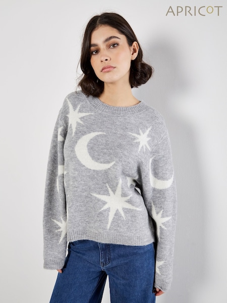 Apricot Grey Constellation Jumper (G50275) | €51