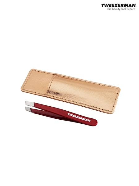 Tweezerman Vintage Rose Mini Slant Tweezer with Case (G50316) | €23