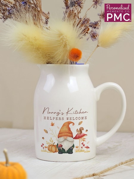 Personalised Autumn Gonk Flower Jug Vase by PMC (G50342) | €23