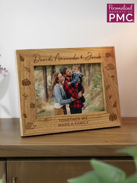 Personalised Autumn 6x4 Wooden Photo Frame by PMC (G50344) | €18.50