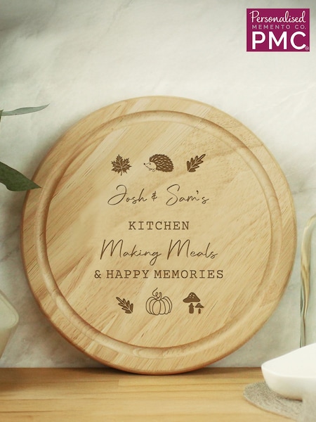 Personalised Autumn Wooden Chopping Board by PMC (G50346) | €24.50