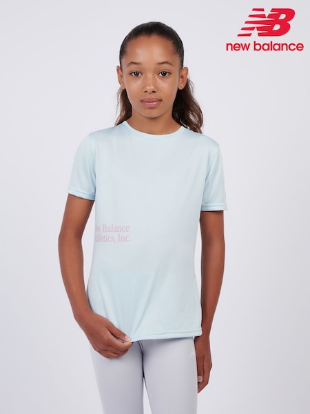 New Balance Blue Athletics Graphic T-Shirt (G50402) | €35