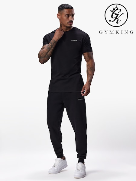 Gym King Black Linear Fundamental T-Shirt (G50407) | R$ 245