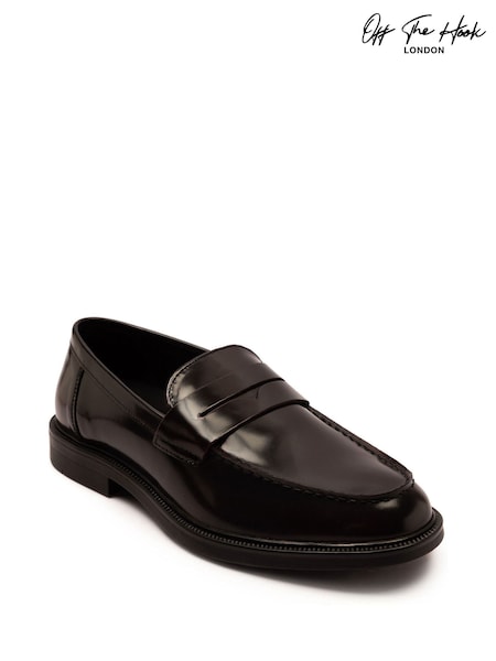 Off The Hook Brown Perry Loafer Smooth Leather Shoes (G50463) | €59