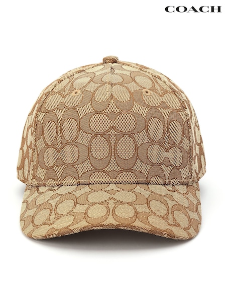 COACH Signature C Jacquard Baseball Hat (G50542) | ‏650 ر.ق.