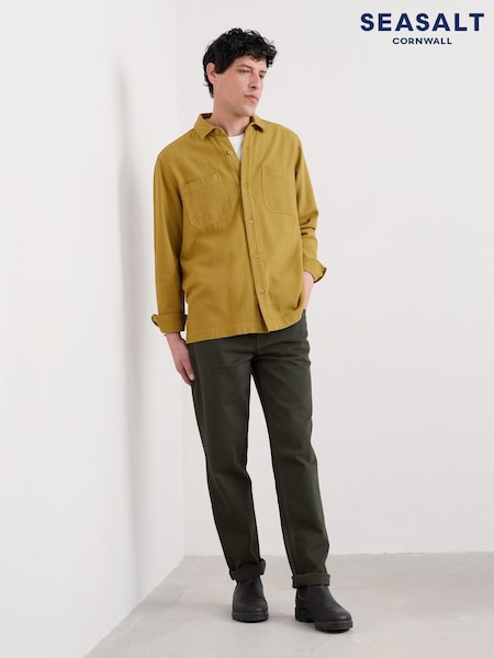 Seasalt Cornwall Green Felling Trousers (G50694) | AED466