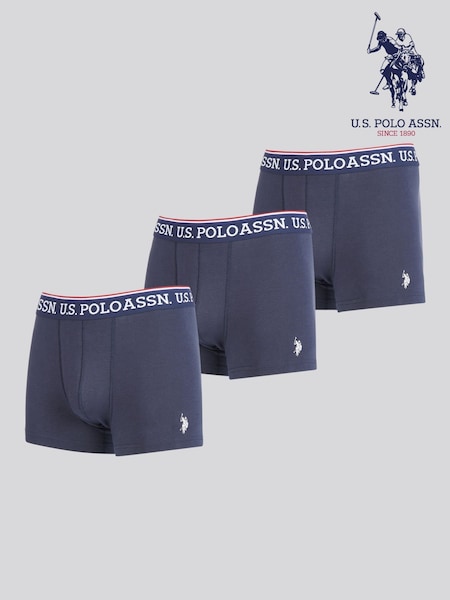 U.S. Polo Assn. Blue Trunks 3 Pack (G50765) | R$ 195 - R$ 235