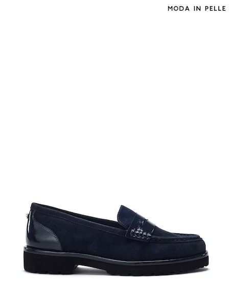 Moda in Pelle Blue Leather Tassel Loafers (G51068) | R$ 780
