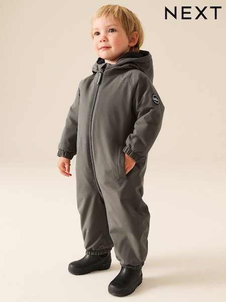 Light Brown - Wadded Waterproof Puddlesuit (3mths-7yrs)