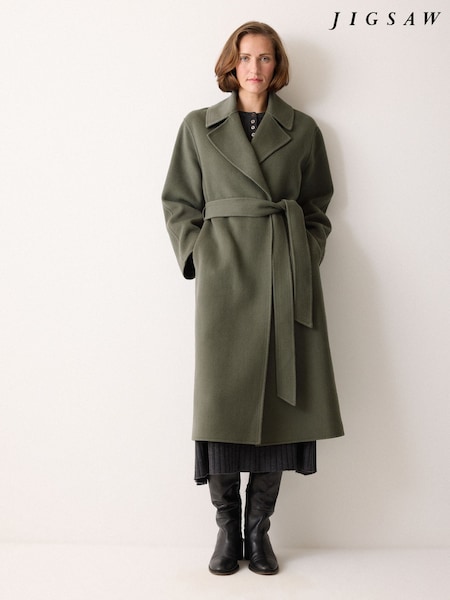 Jigsaw Double Faced Wool Wrap Coat (G52735) | € 494