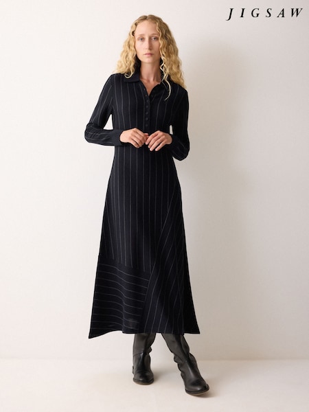 Jigsaw Pinstripe Merino Knit Dress (G52738) | 460 €