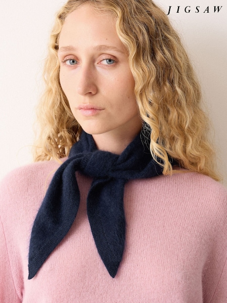 Jigsaw Halo Cashmere Triangle Scarf (G52761) | R$ 780