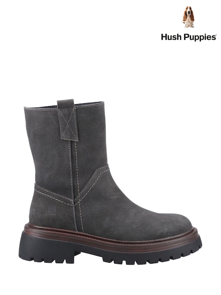 Hush Puppies Grey Boots (G53047) | €140