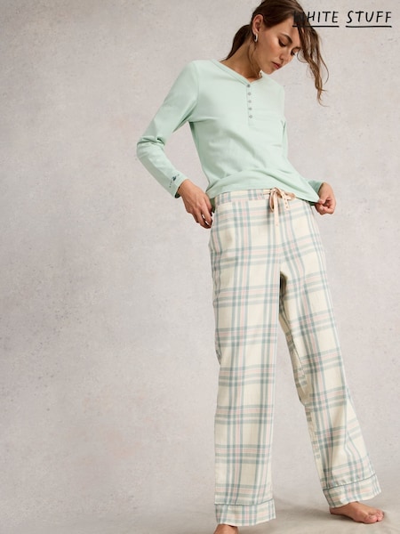 White Stuff White Nina Check Pyjama Bottoms (G53328) | €50