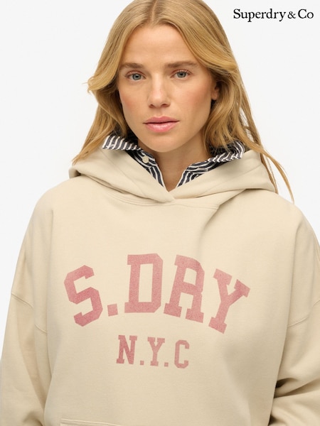 Superdry Nude Athletic Essentials Relaxed Hoodie (G53442) | €65