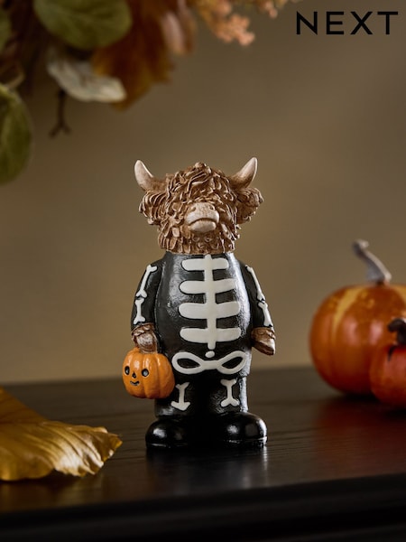Hamish The Highland Cow Skeleton Costume Halloween Decoration