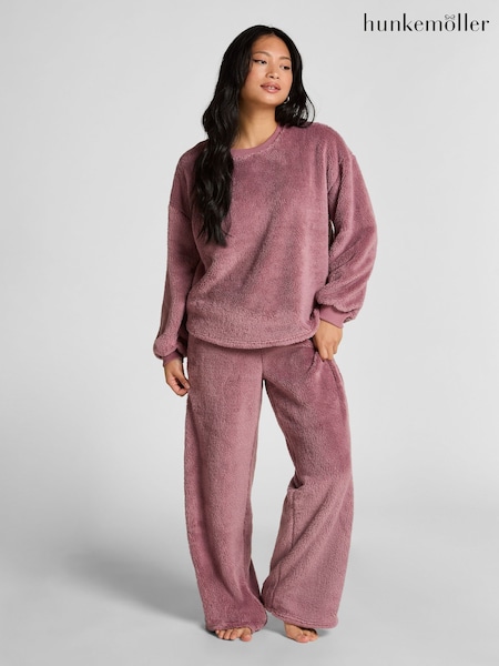 Hunkemoller Pink Joggers Fluffy Fleece (G53665) | €42.50