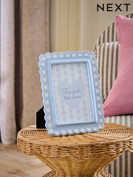 Hearts Ceramic Photo Frame