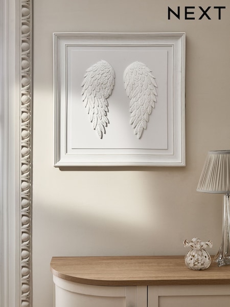 3d Feathered Angel Wing Wall Art