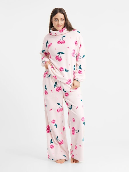 Urban Threads Cream Disco Cherries Fleece Sweatshirt & Joggers Co-Ord Set (G54240) | ‏197 ر.ق.