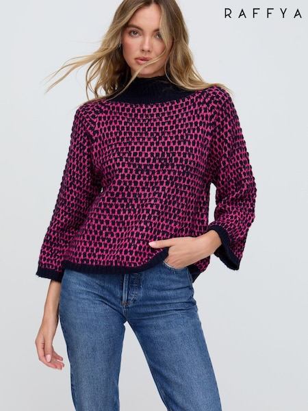 Raffya Black Nala Knitted Jumper (G54525) | €82