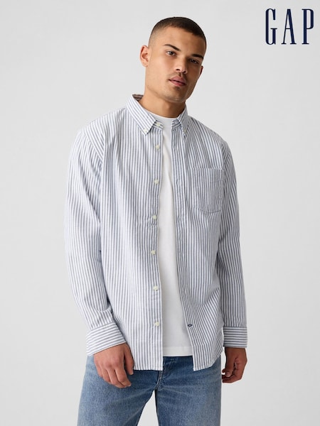 Zilā svītra - Regular Gap Oxford Shirt In Standard Fit