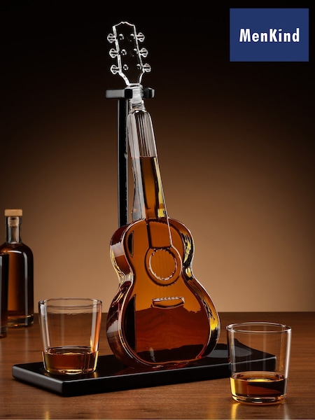 MenKind Clear Connoisseur Creations Guitar Decanter Unique Stand Set (G54663) | €68