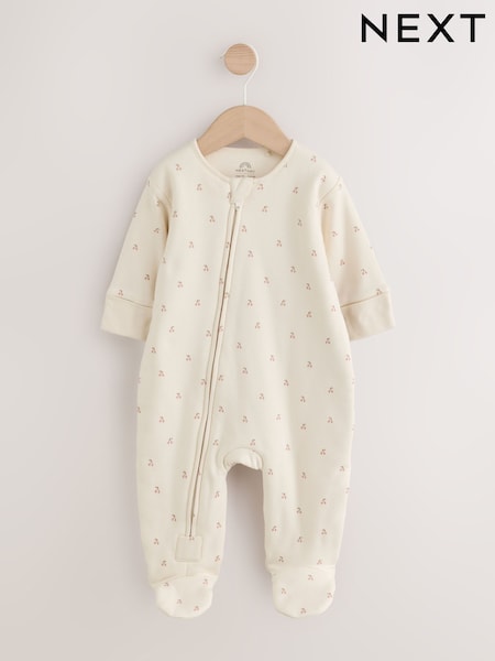 Ecru Cherry - 2.5 Tog vadderad babysovdress