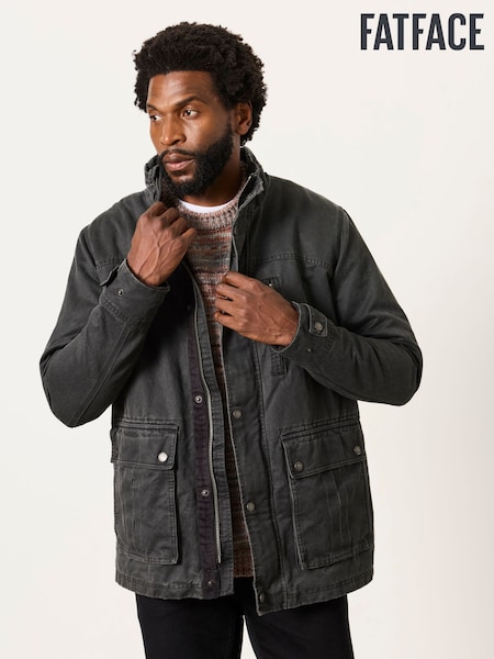Charcoal Grey - Regular Fatface Lomond Jacket