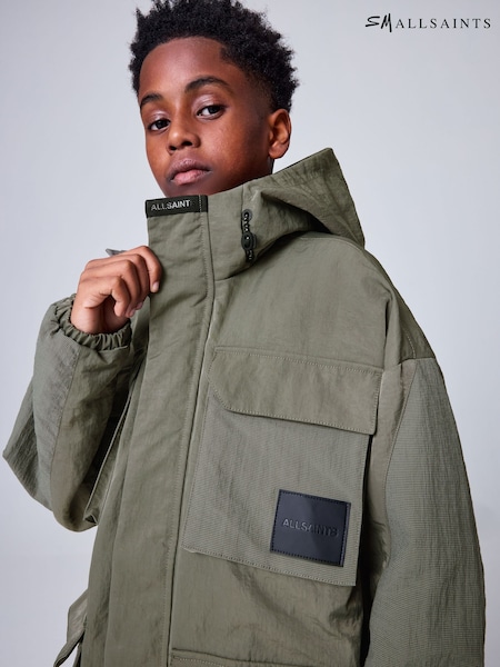 Khaki Green - Smallsaints Longline Four Pocket Coat