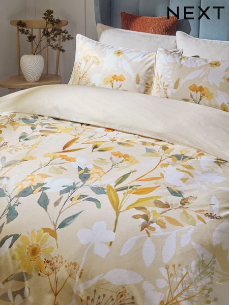 Autumn Floral Duvet Cover And Pillowcase Set