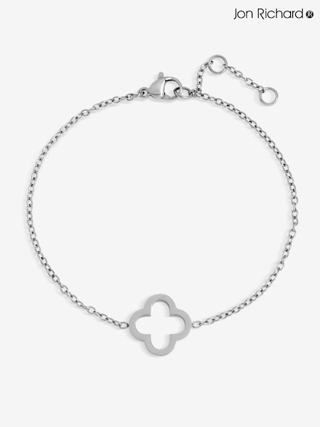 Jon Richard Sterling Silver Waterproof Clover Bracelet (G55378) | €26.50