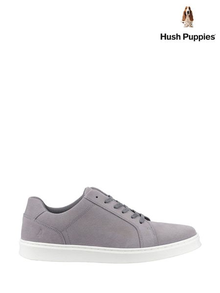 Hush Puppies Grey Suede Trainers (G55405) | €77