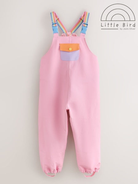 Vaaleanpunainen - Little Bird By Jools Oliver Waterproof Dungarees