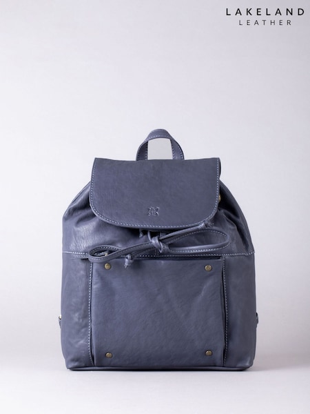 Lakeland Leather Blue Harstone Backpack (G55675) | 390 QAR