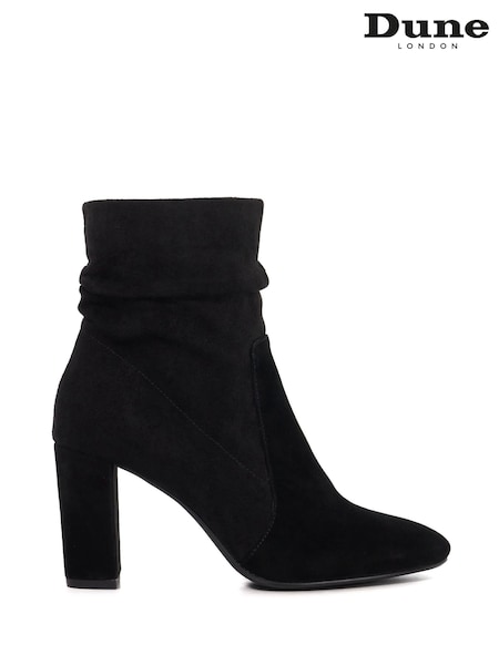 Dune London Black Okra Ankle Boots (G55989) | €164