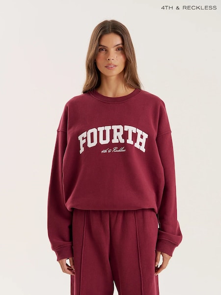 4th & Reckless Red Trey Sweatshirt (G56129) | €58