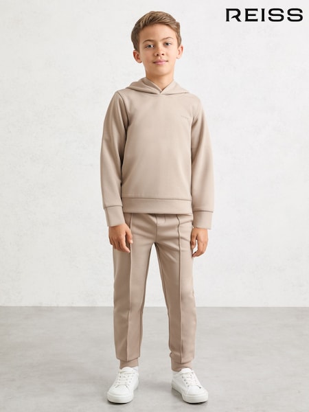 Reiss Mantel Premium Interlock-Jersey Logo Hoodie (G56500) | 69 €