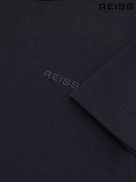 Reiss Navy Wesley T-Shirt (G56520) | AED209