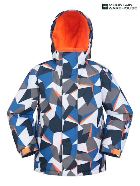 Mountain Warehouse Blue Printed Ski Jacket & Joggers Set (G56596) | AED408