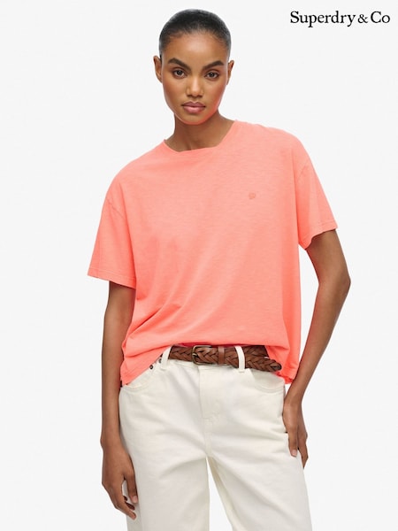 Superdry Pink Studios Crew T-Shirt (G56946) | €25