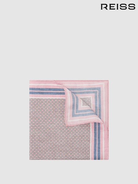 Reiss Soft Pink Curzio Pocket Squares (G57204) | AZN 112